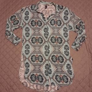 Boho Pattern H&M Tunic Blouse